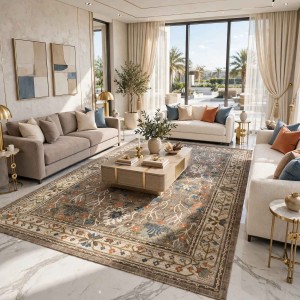 سجاد بوهيمي نوفكس تركي  H7475A بني مقاس 250*350