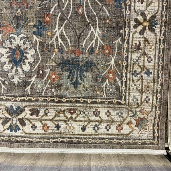 سجاد بوهيمي نوفكس تركي  H7475A بني مقاس 100*300 سم