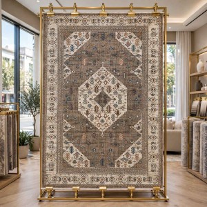 سجاد بوهيمي نوفكس تركي  H7476A بني مقاس 100*200 سم