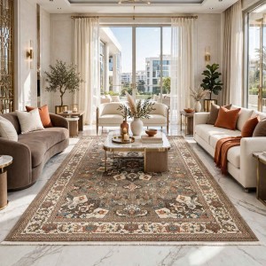 سجاد بوهيمي نوفكس تركي  H7479A بني مقاس 250*350 سم