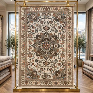 سجاد بوهيمي نوفكس تركي  H7479A كريم مقاس 100*300 سم