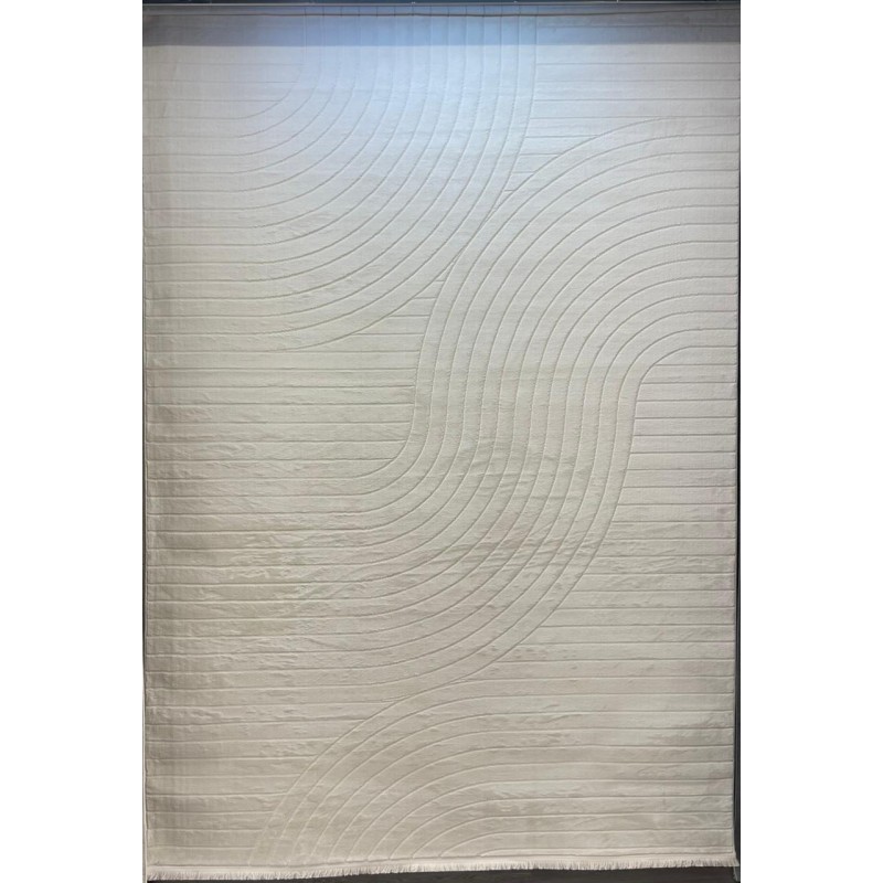 سجاد تركي شفاء 39796A اللون كريم مقاس 100*200