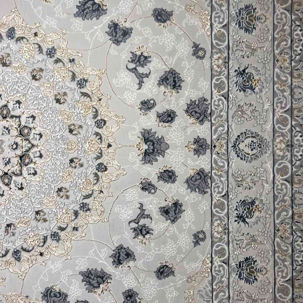 سجاد تركي ايراني لوكس 7604H لون سماوي مقاس 300*500