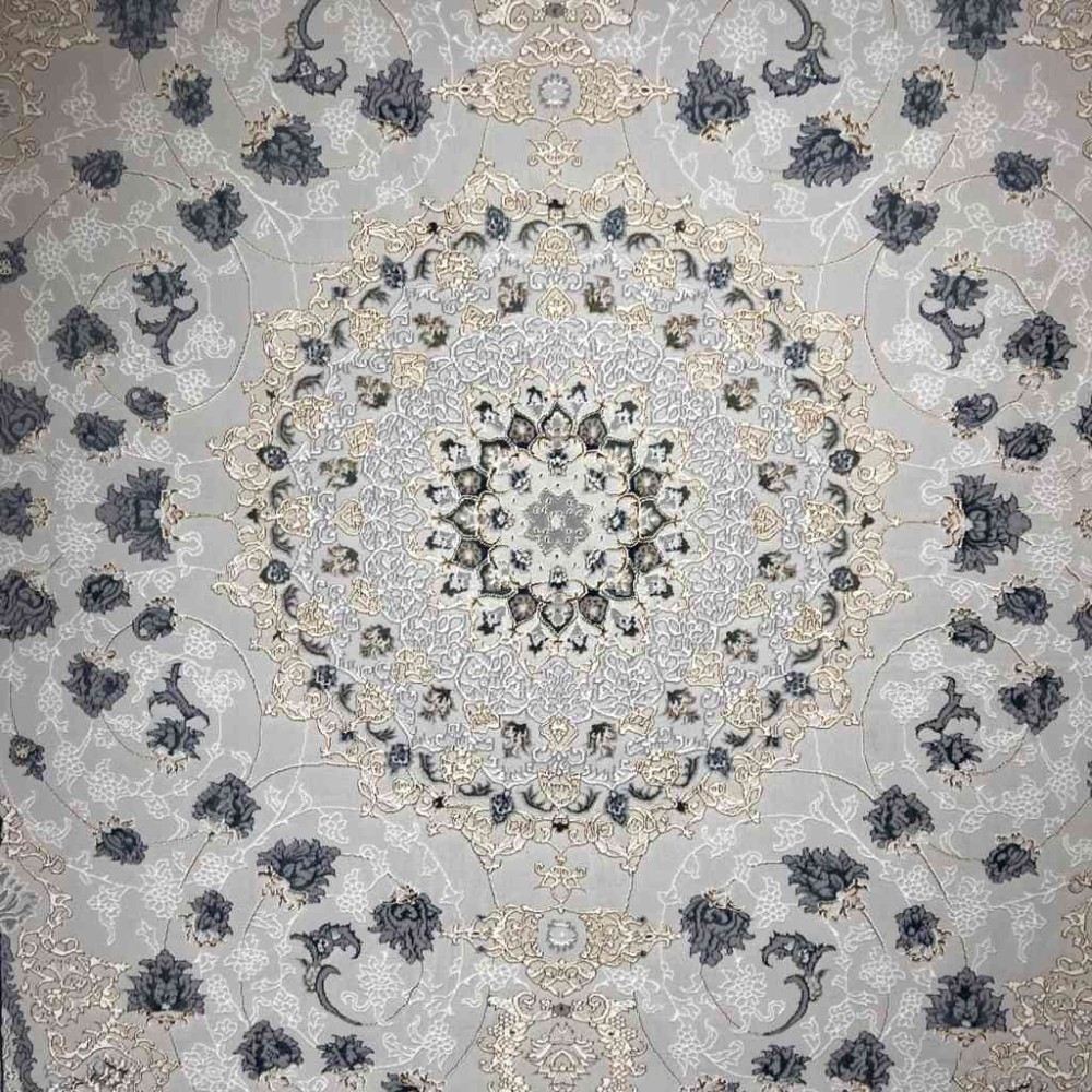 سجاد تركي ايراني لوكس 7604H لون سماوي مقاس 300*500