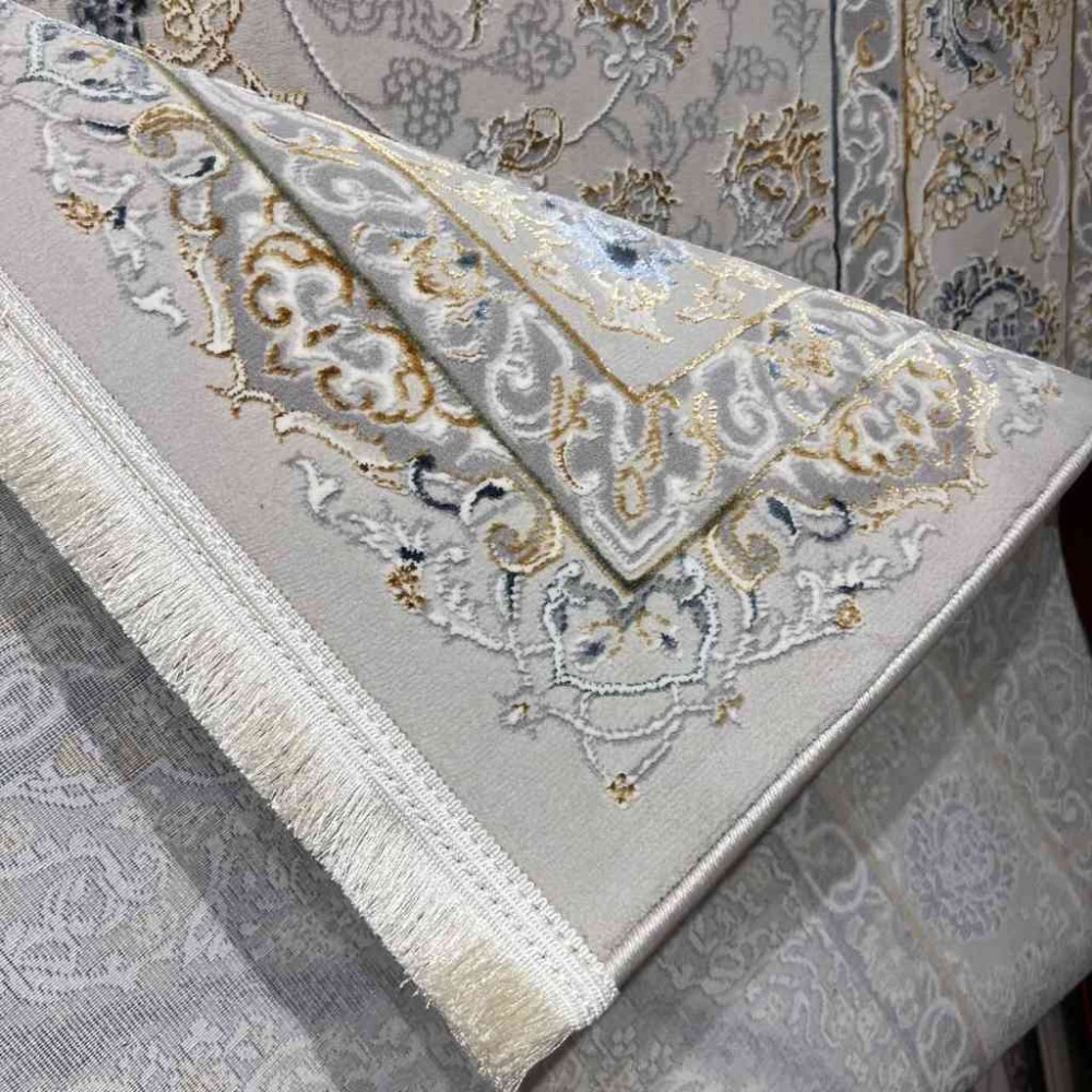 سجاد تركي ايراني لوكس 7604H لون ذهبي مقاس 300*500