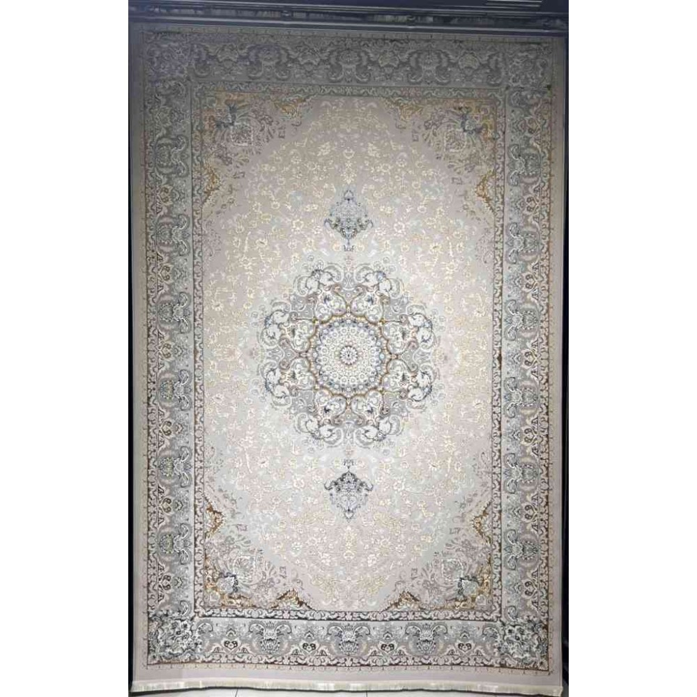 سجاد تركي ايراني لوكس 9024H لون ذهبي مقاس 100*300