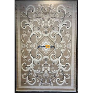 سجاد تركي الفاخر نقش فرنسي 40642A لون بيج مقاس 80*150