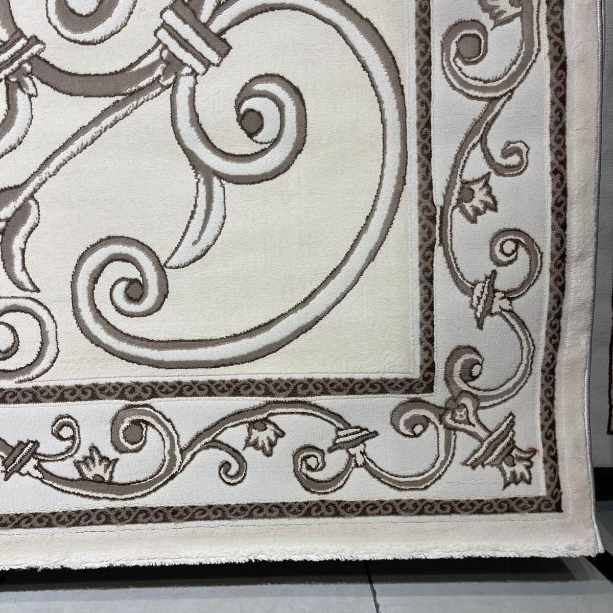 سجاد تركي عنتاب 8487A بيج مقاس 80*150
