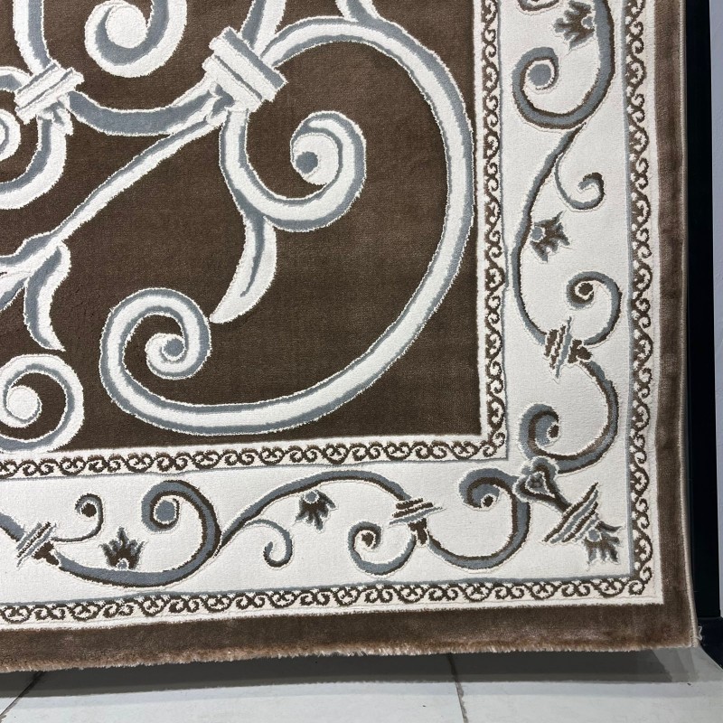 سجاد تركي عنتاب 8487A بني مقاس 100*200