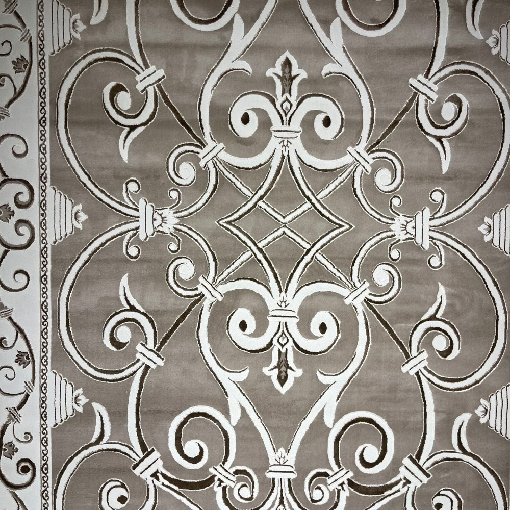 سجاد تركي عنتاب 8487A بيج غامق مقاس 400*500