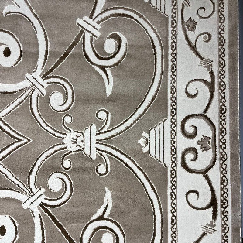 سجاد تركي عنتاب 8487A بيج غامق مقاس 400*500