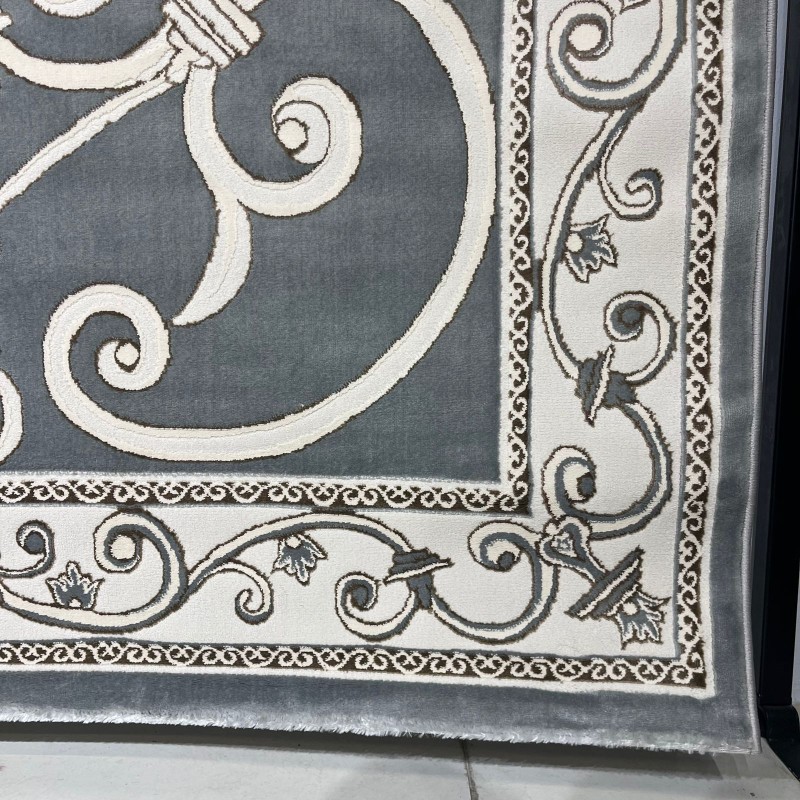 سجاد تركي عنتاب 8487A رصاصي مقاس 50*80