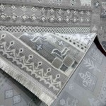 سجاد تركي ارموني 8358A رصاصي فاتح مقاس 200*300