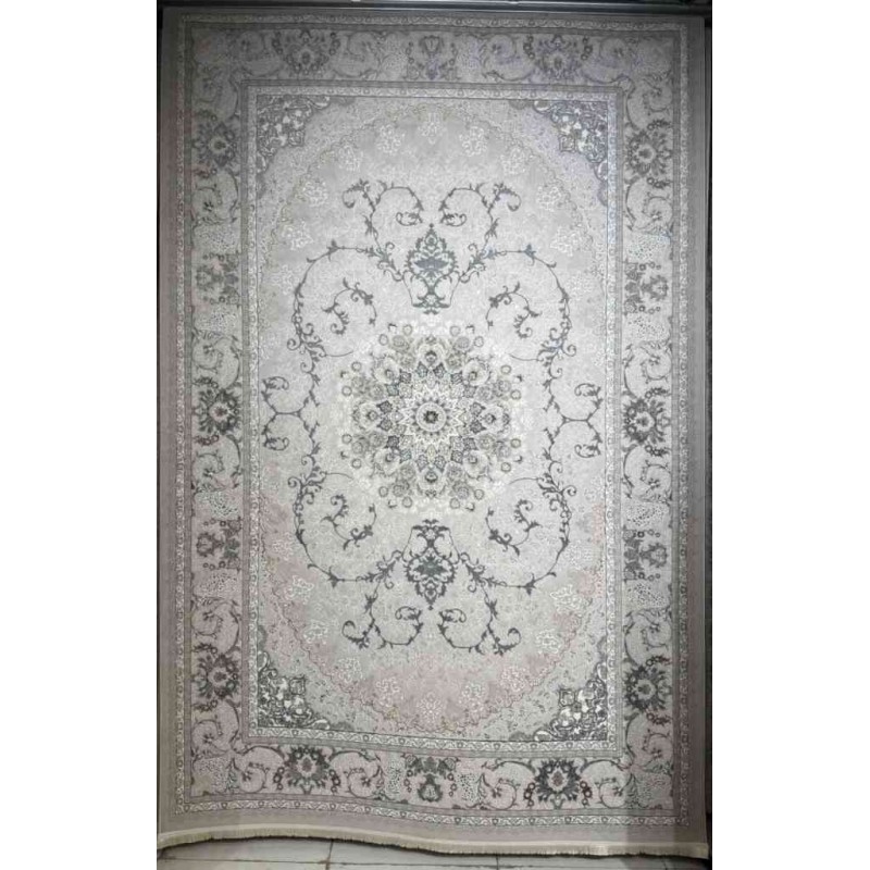سجاد تركي ارموني 8614K رصاصي فاتح مقاس 100*300