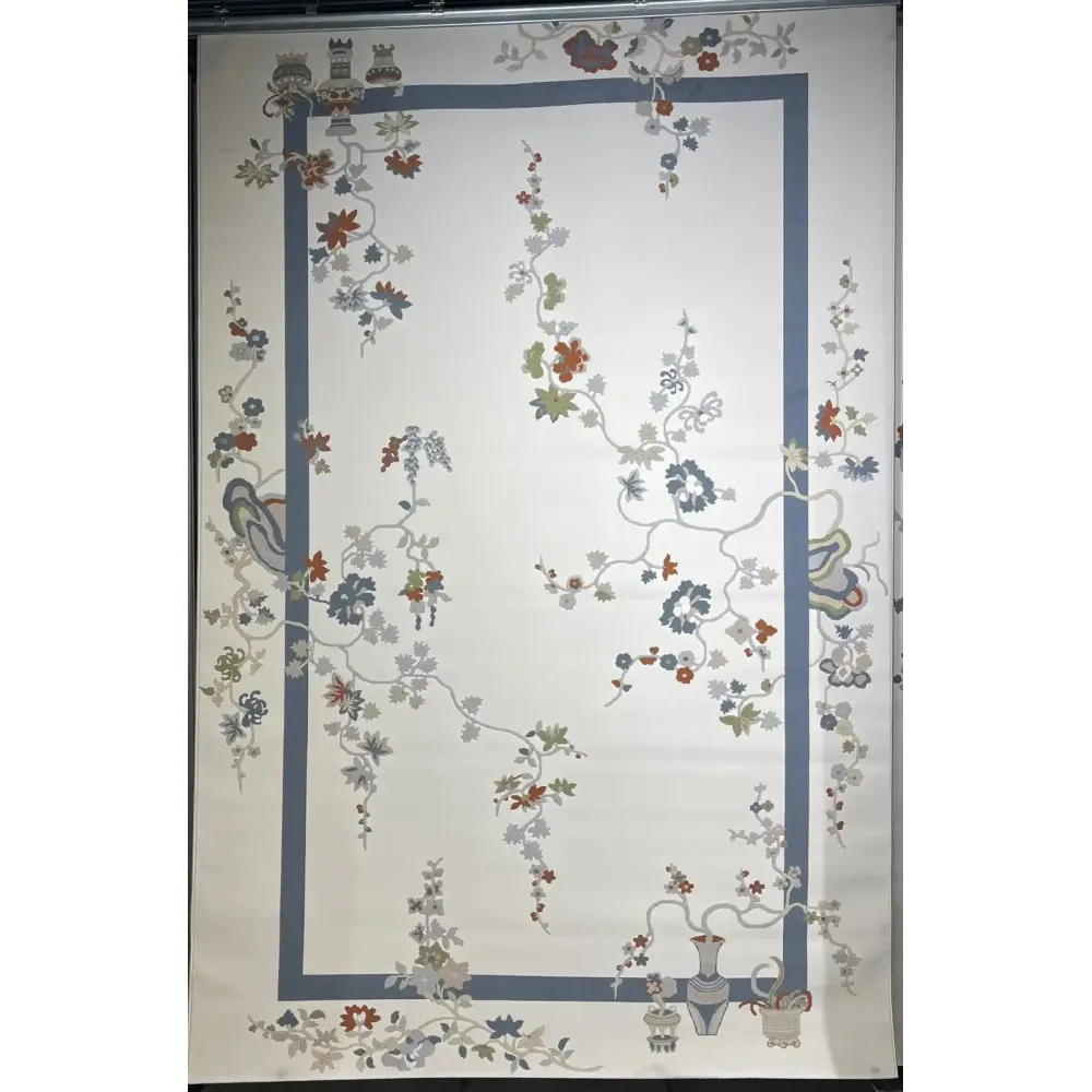 سجاد تركي نيو بوهيمي بهار 9787A سماوي مقاس 200*300