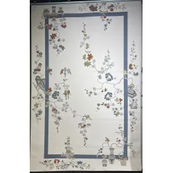 سجاد تركي نيو بوهيمي بهار 9787A سماوي مقاس 200*300
