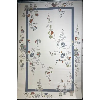 سجاد تركي نيو بوهيمي بهار 9787A سماوي مقاس 400*500