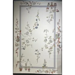 سجاد تركي نيو بوهيمي بهار 9787A رصاصي مقاس 50*80