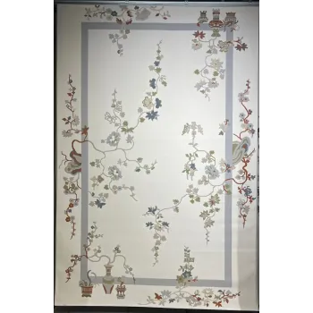 سجاد تركي نيو بوهيمي بهار 9787A رصاصي مقاس 50*80