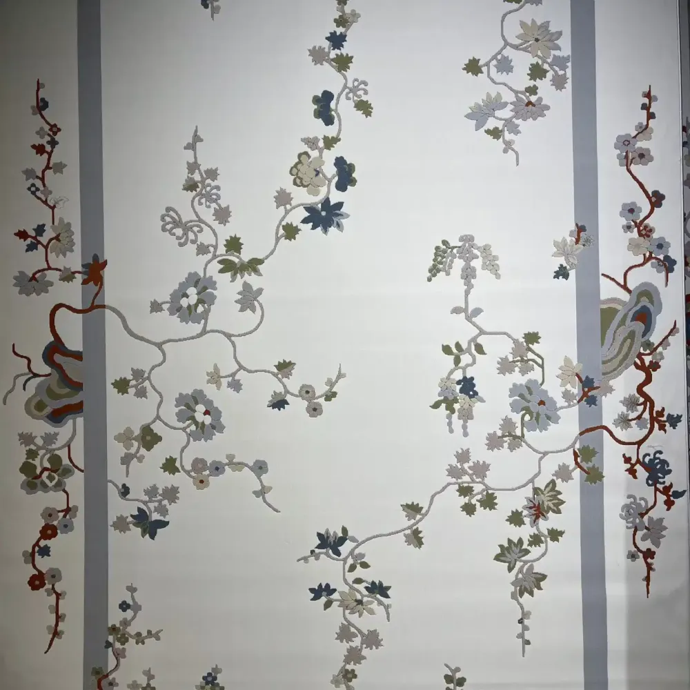 سجاد تركي نيو بوهيمي بهار 9787A رصاصي مقاس 50*80