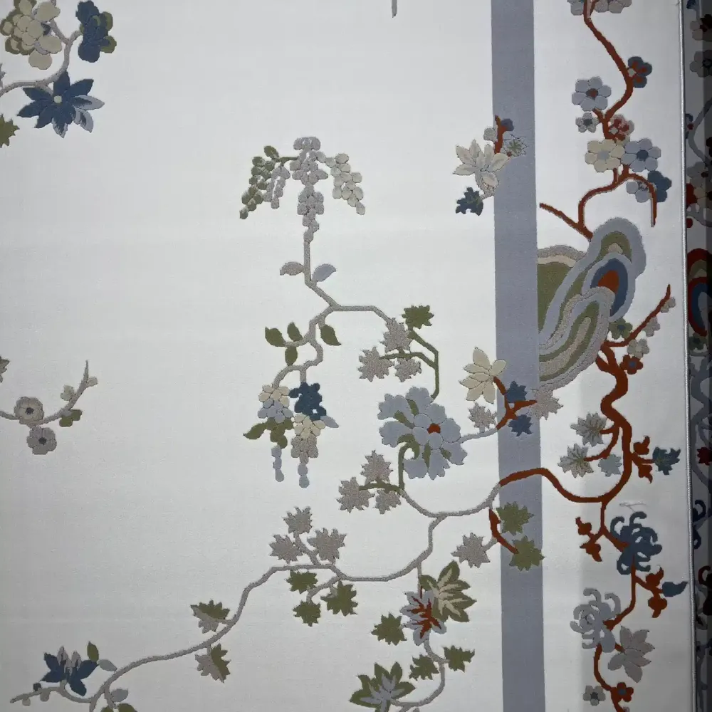 سجاد تركي نيو بوهيمي بهار 9787A رصاصي مقاس 50*80