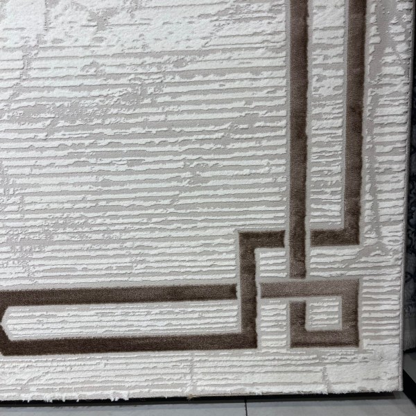 سجاد تركي اطار برواز 9224A بني مقاس 200*300