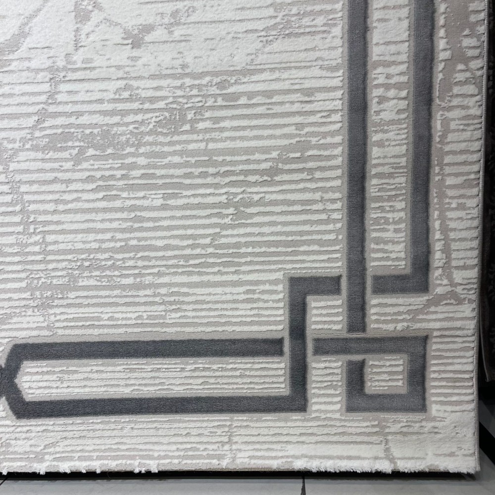 سجاد تركي اطار برواز 9224A رصاصي مقاس 100*300