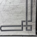 سجاد تركي اطار برواز 9224A رصاصي مقاس 300*400