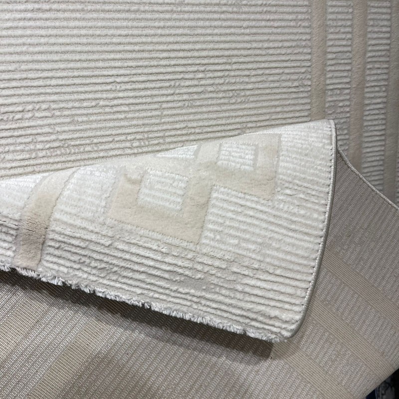 سجاد تركي اطار برواز 9134A بيج مقاس 100*300
