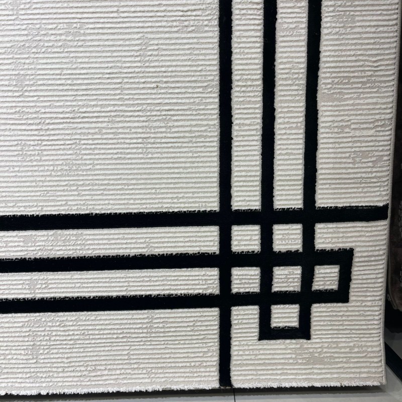 سجاد تركي اطار برواز 9134A اسود مقاس 250*350