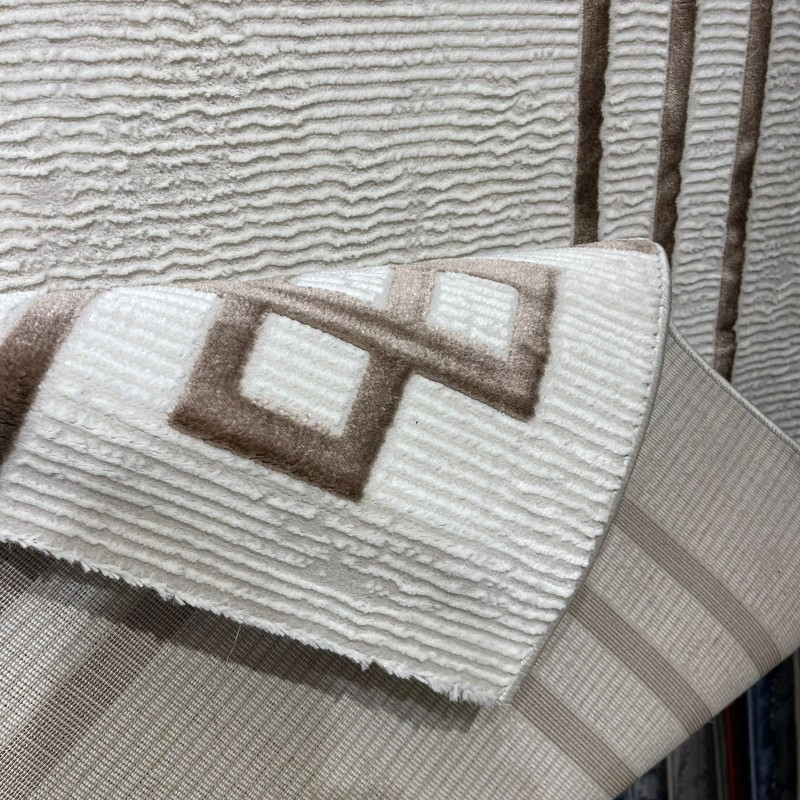 سجاد تركي اطار برواز 9134A بني مقاس 100*300