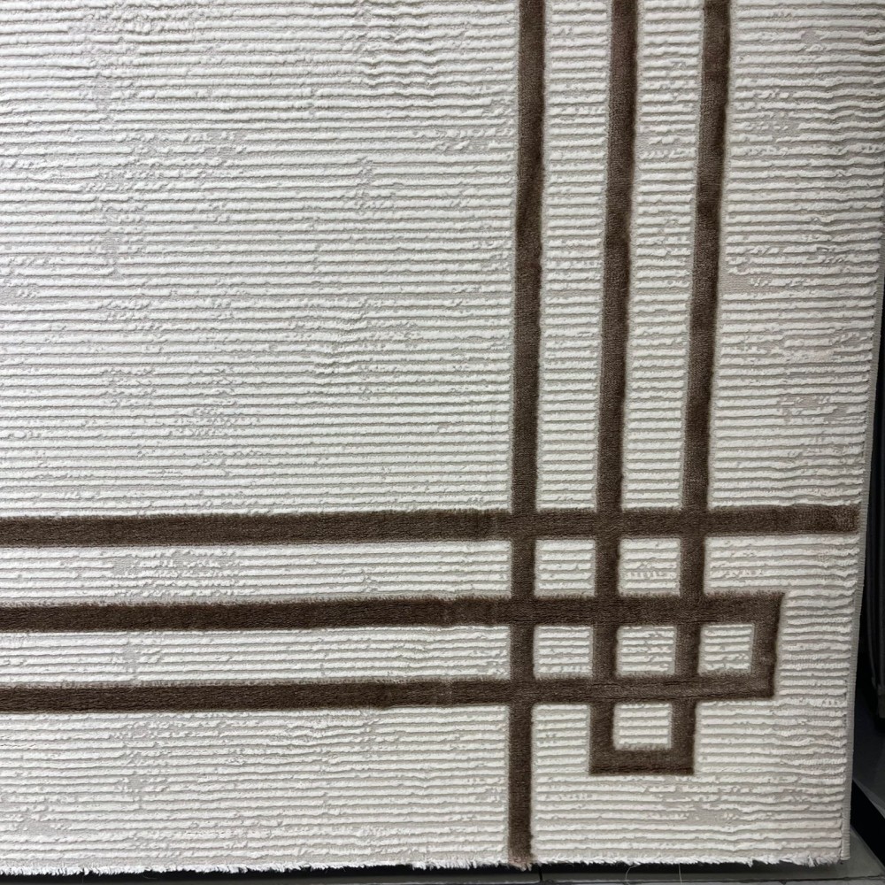 سجاد تركي اطار برواز 9134A بني مقاس 100*300