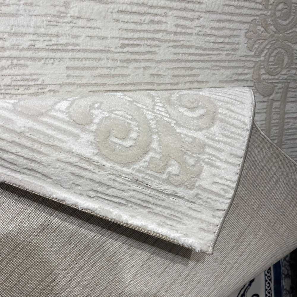 سجاد تركي اطار برواز 9185A بيج مقاس 300*400