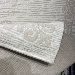 سجاد تركي اطار برواز 9185A بيج مقاس 300*400