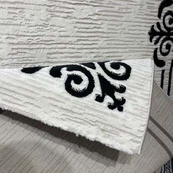 سجاد تركي اطار برواز 9185A اسود مقاس 100*300