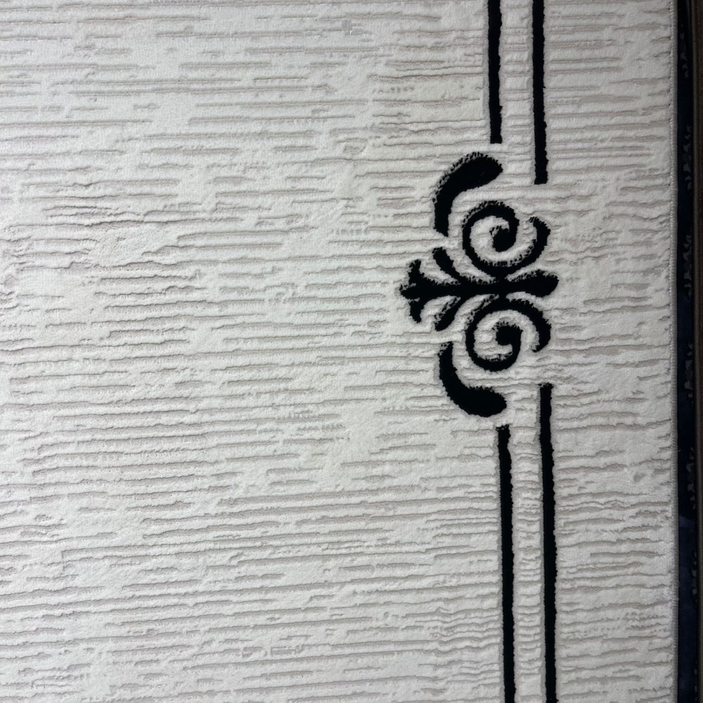 سجاد تركي اطار برواز 9185A اسود مقاس 100*300