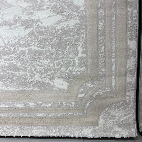 سجاد تركي اطار برواز 9225A بيج مقاس 300*400