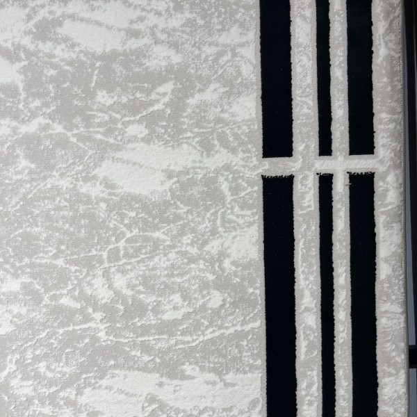 سجاد تركي اطار برواز 9225A اسود مقاس 150*220