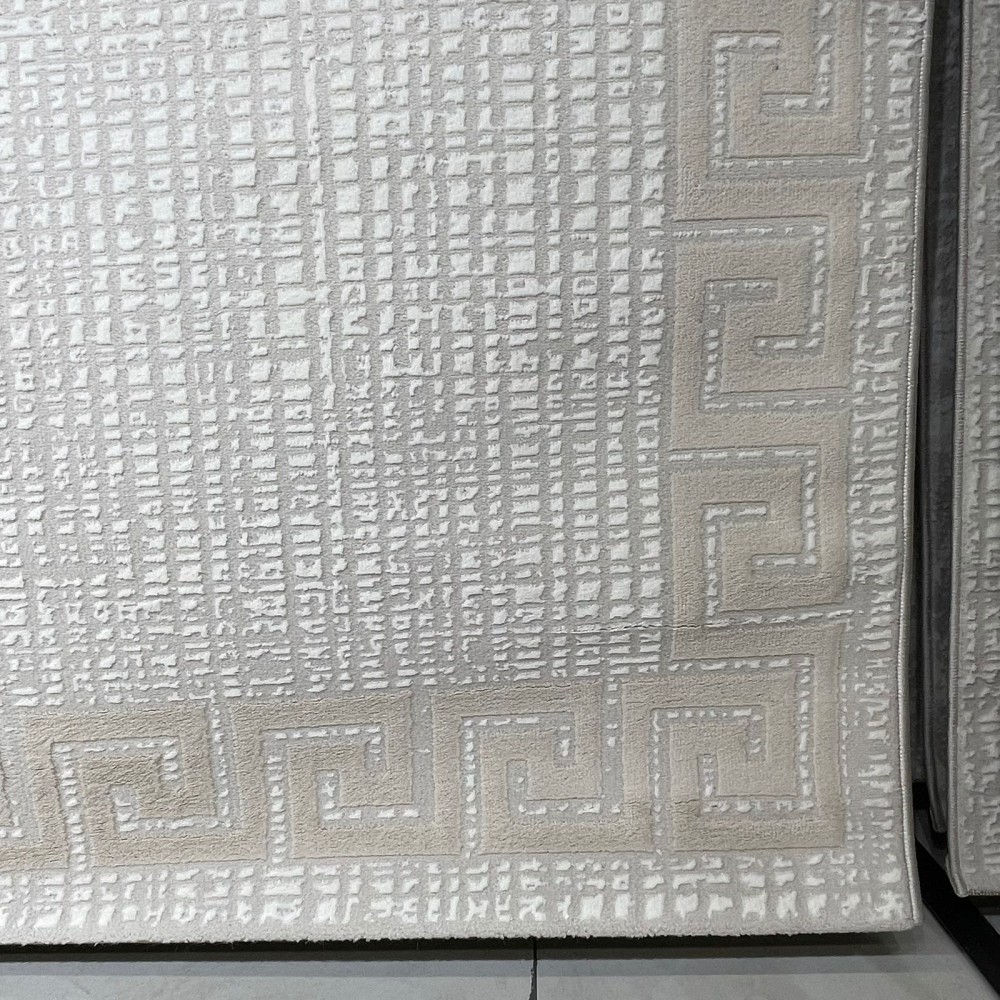 سجاد تركي اطار برواز 9228A بيج مقاس 300*400