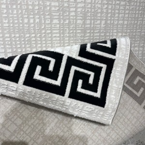 سجاد تركي اطار برواز 9228A اسود مقاس 100*300 سجاد تركي اطار برواز 9228A اسود مقاس 100*300