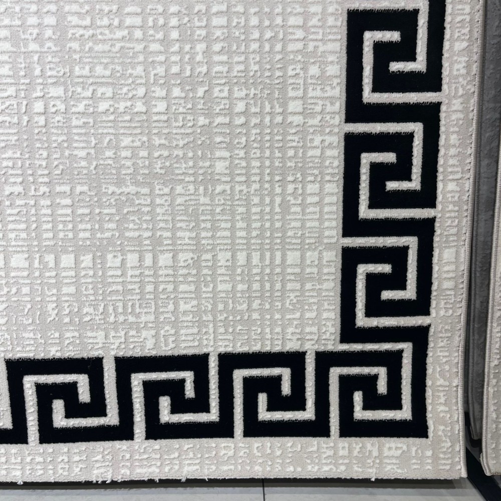 سجاد تركي اطار برواز 9228A اسود مقاس 100*300