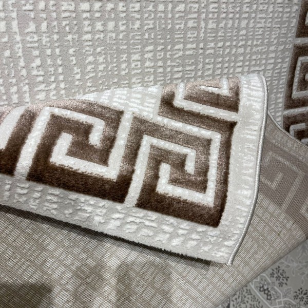 سجاد تركي اطار برواز 9228A بني مقاس 200*300
