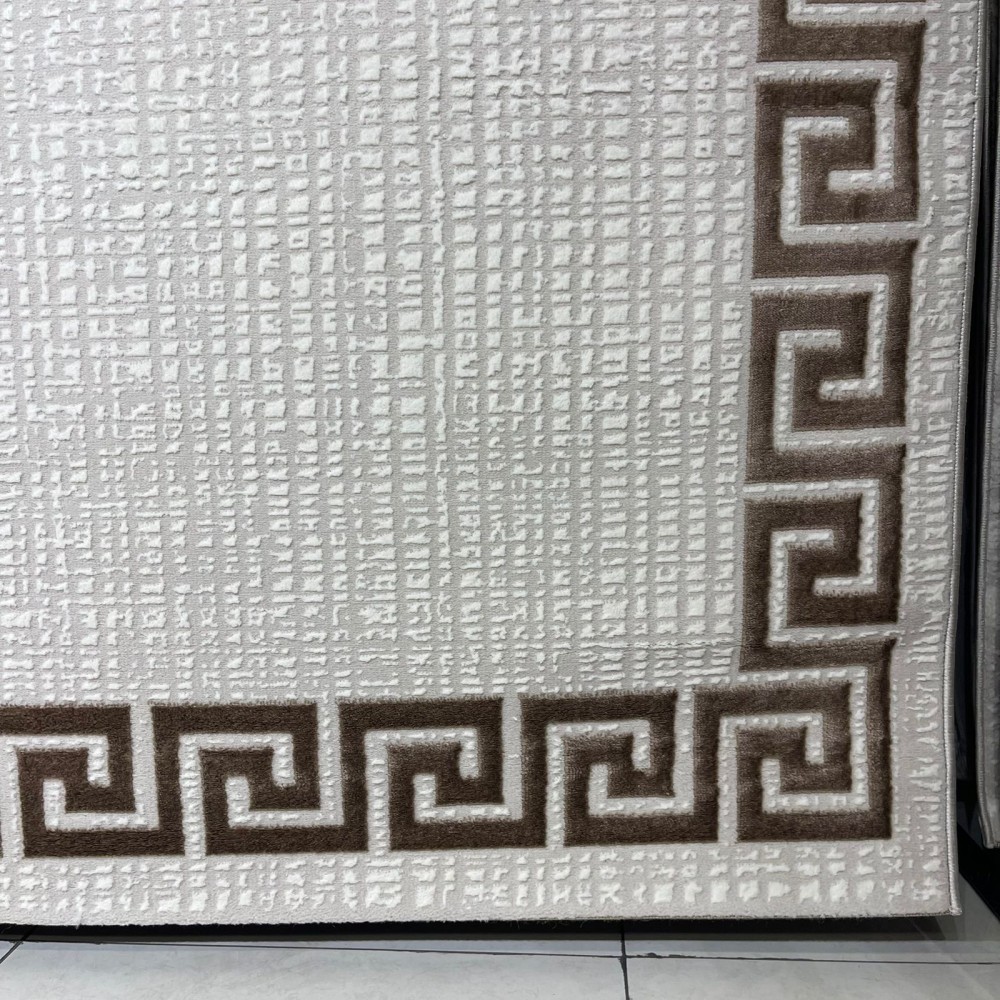 سجاد تركي اطار برواز 9228A بني مقاس 300*400