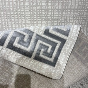 سجاد تركي اطار برواز 9228A رصاصي مقاس 250*350