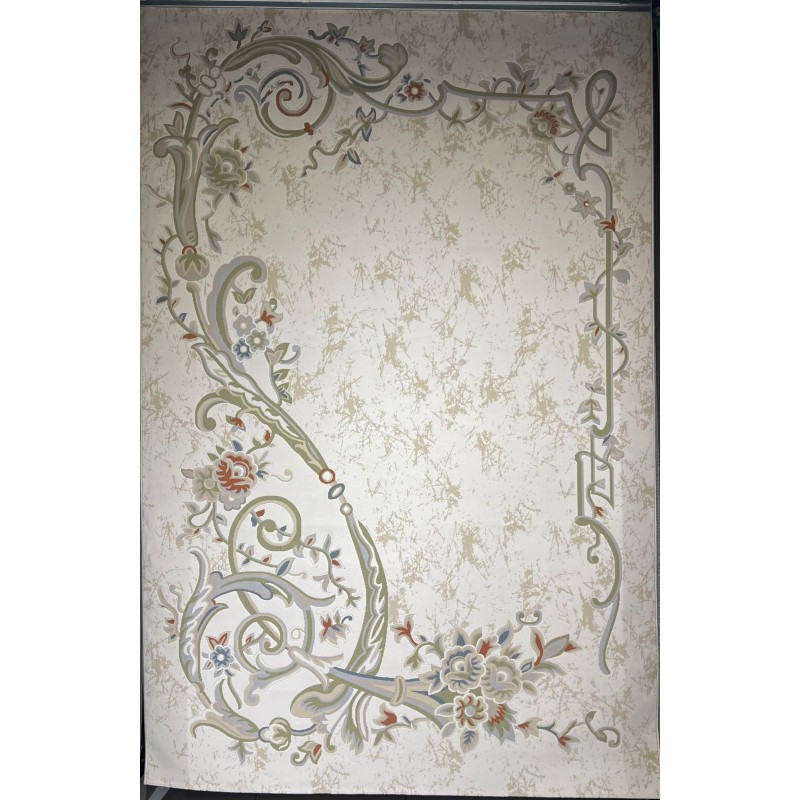 سجاد تركي بيرنا 9572A اخضر مقاس 50*80 - سجاد فرنسي شرقي