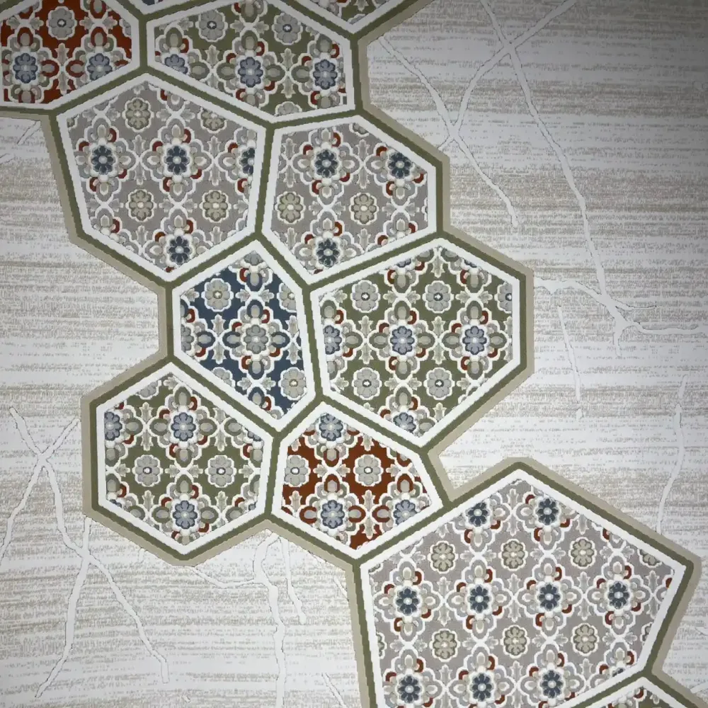 سجاد تركي بيلا 9808A اخضر مقاس 300*400