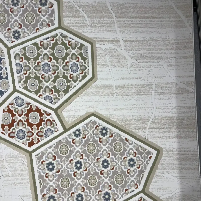 سجاد تركي بيلا 9808A اخضر مقاس 300*400
