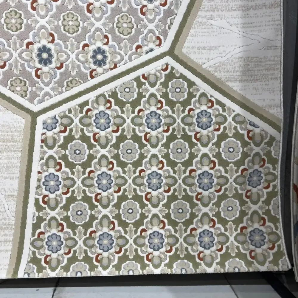 سجاد تركي بيلا 9808A اخضر مقاس 300*400