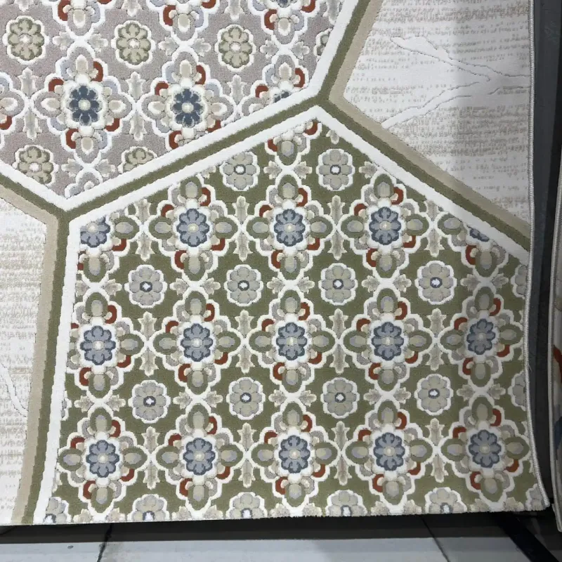 سجاد تركي بيلا 9808A اخضر مقاس 300*400