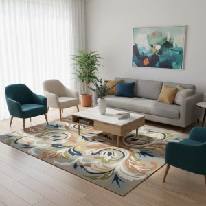 سجاد بريليانت تركي 9986A بني كريم مقاس 150*220